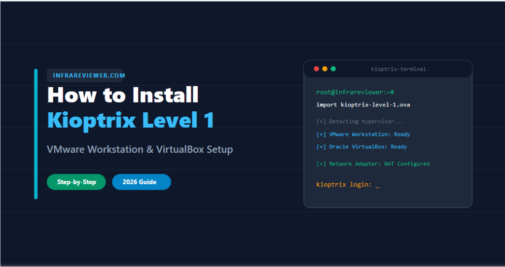 Installing a Vulnerable Machine: A Beginner's Ethical Hacking Guide How to install Kioptrix Level 1 VM in VMware Workstation and VirtualBox step-by-step setup guide