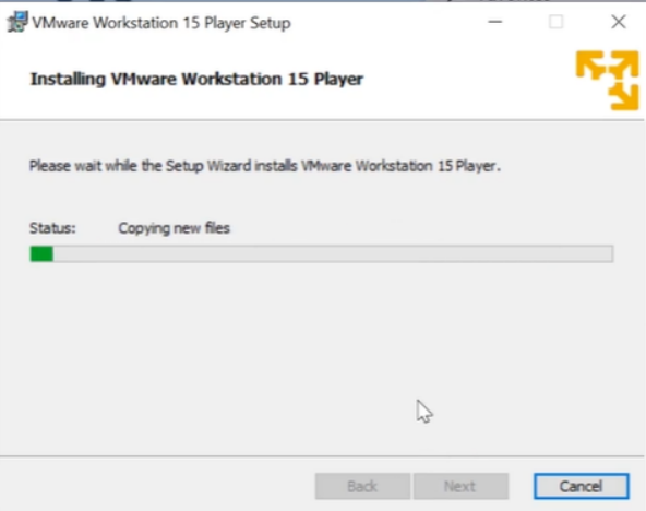 Configuring custom installation options and User Experience Settings in VMware Workstation Player setup wizard